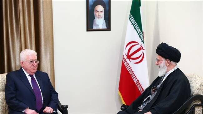 Ayatollah Khamenei meets with Iraqi President Fuad Masum