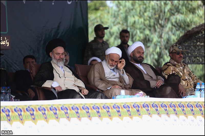 صبحگاه مشترک نيروهاي مسلح استان قم
