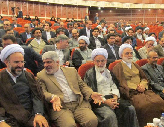 آيين معارفه رييس کل جديد دادگستري استان مرکزي در فرهنگسراي شهر اراک