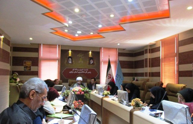 نشست خبري رييس کل دادگستري استان مرکزي به مناسبت هفته قوه قضاييه