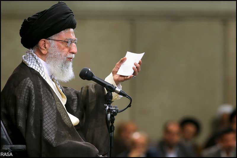 Government officials meet with Ayatollah Khamenei