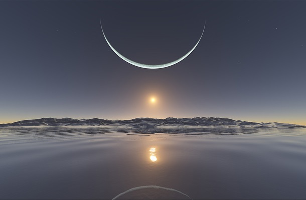 New Moon in North Pole