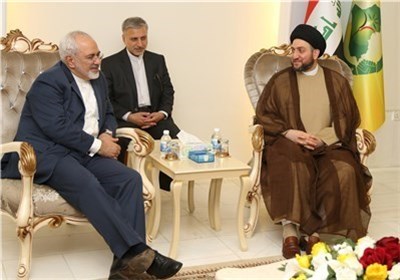 Ammar al-Hakim meeting Zarif