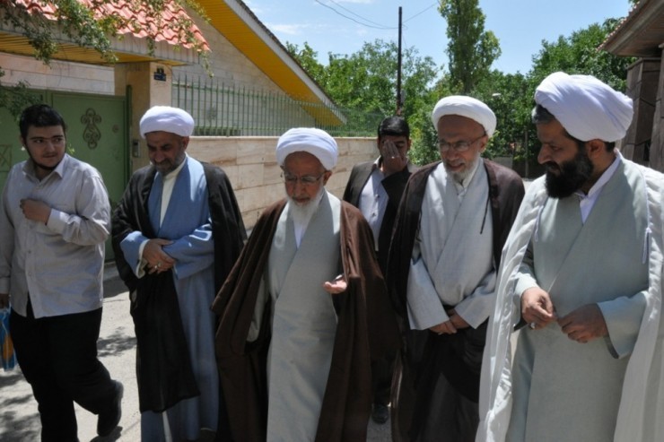 ديدار مدير کل و رؤساي تبليغات اسلامي مازندران با آيت الله جوادي آملي