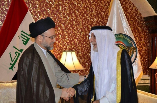 Iraq Endowment leaders, Shaykh 
al-Hamim & Hujjat al-Islam al-Mousawi 