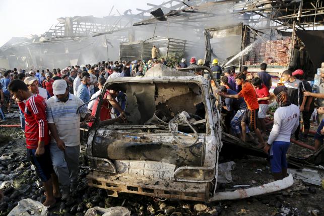 Truck Bomb Explosion in Baghdad