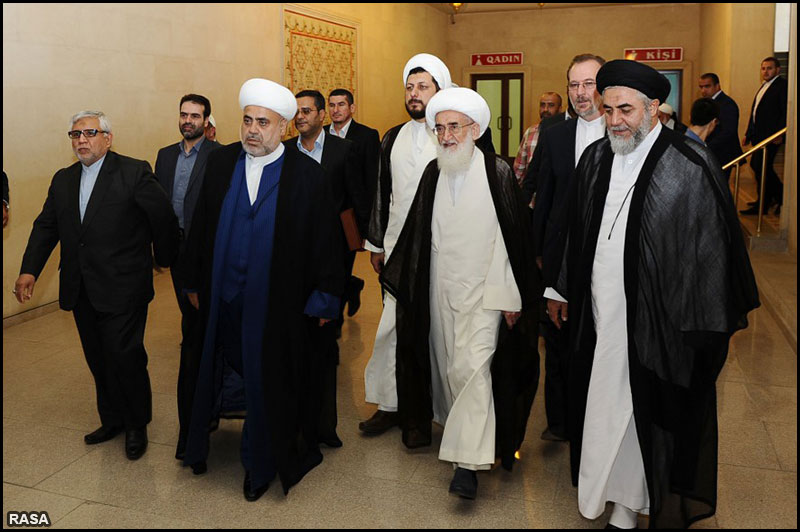 Ayatollah Nouri-Hamadani in Ganja, Azerbaijan