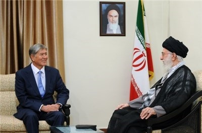Ayatollah Khamenei meeting with Kyrgyzstan’s President