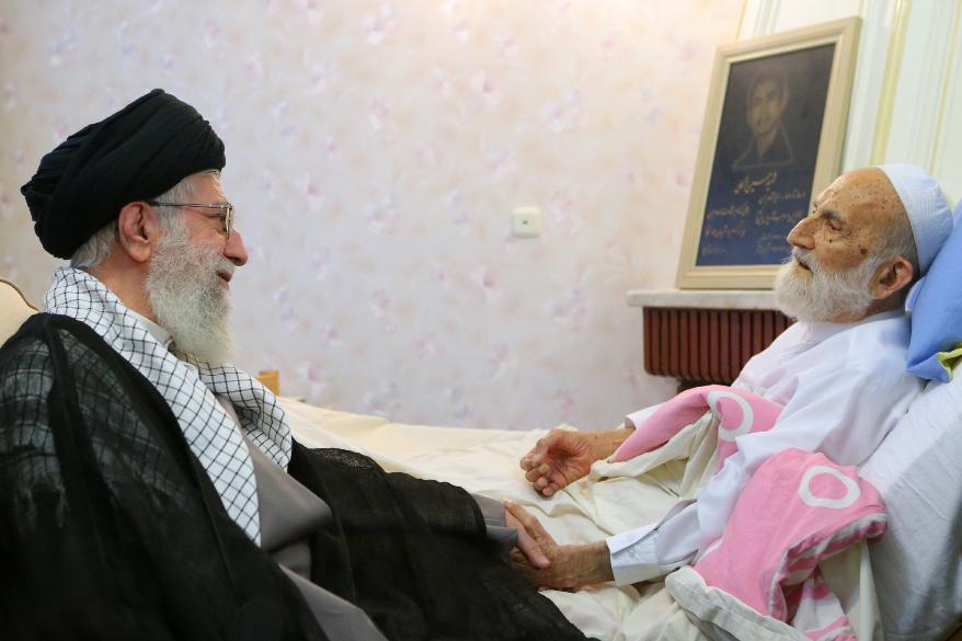 Supreme Leader meeting Ayatollah Khaz