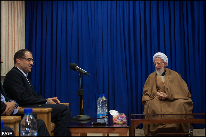 Ayatollah Javadi-Amoli and Sayyed Hasan Qazizadeh-Hashemi