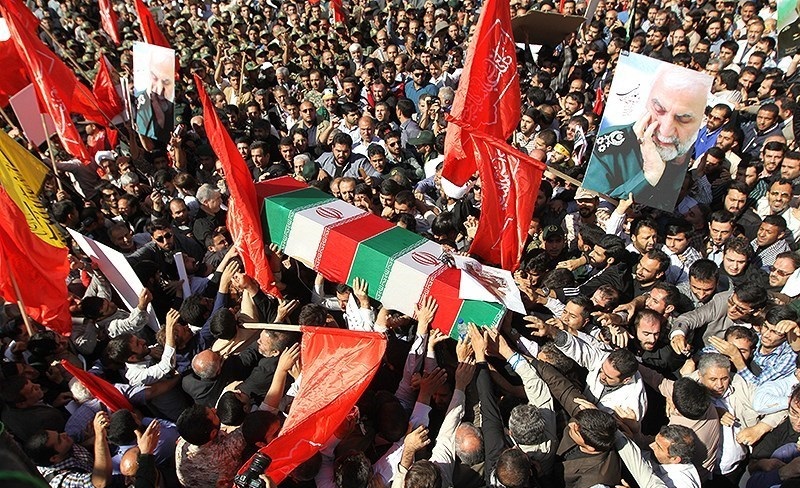 Funeral ceremoney of IRGC General, martyred in Syria