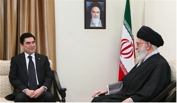 Turkmen president meets with Ayatollah Khamenei
