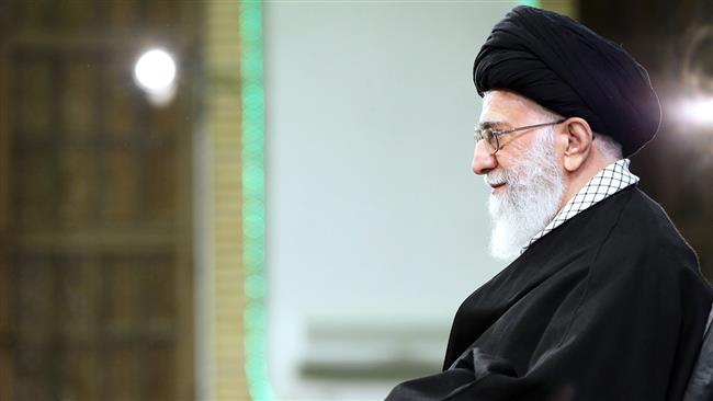 Ayatollah Khamenei addresses a group of Iranian officials and Muslim ambassadors in Tehran