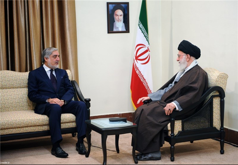 Ayatollah Khamenei meeting Abdullah Abdullah