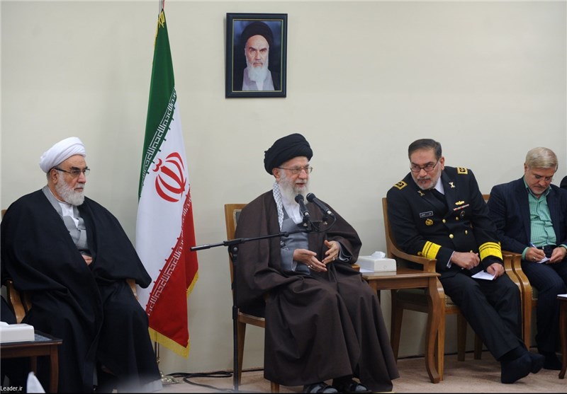 Ayatollah Khamenei meeting with SNSC