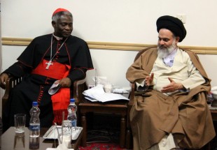 Ayatollah Bushehri and Cardinal Peter Turkson 