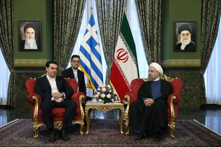 روحاني در ديدار نخست وزير يونان