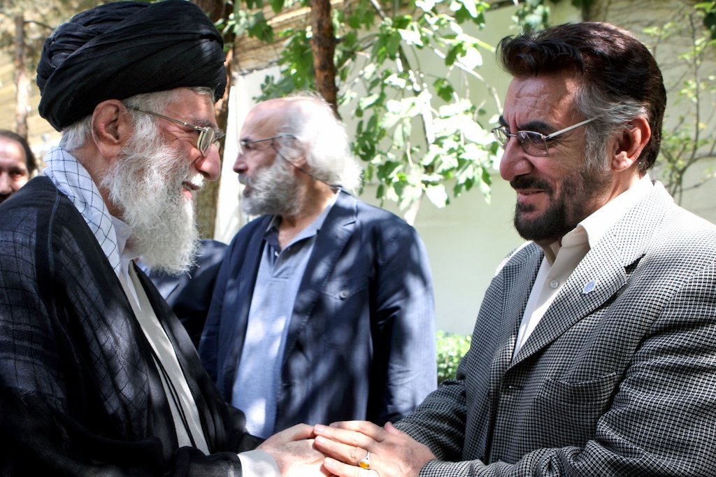 Ayatollah Khamenei and Farajollah Salahshour 