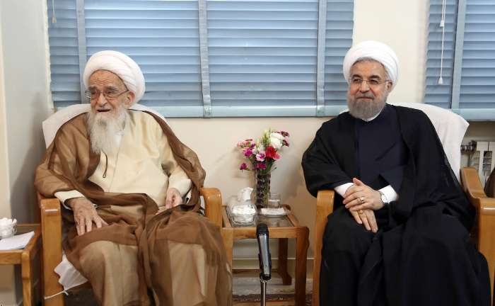 Ayatollah‌ Safi and ‌Hasan ‌Rouhani