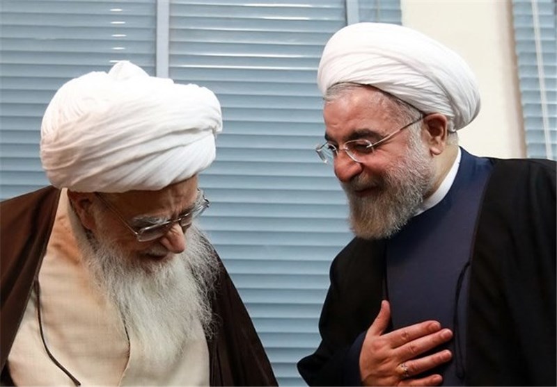 President Rouhani in meeting with Ayatollah Vahid-Khorasani: