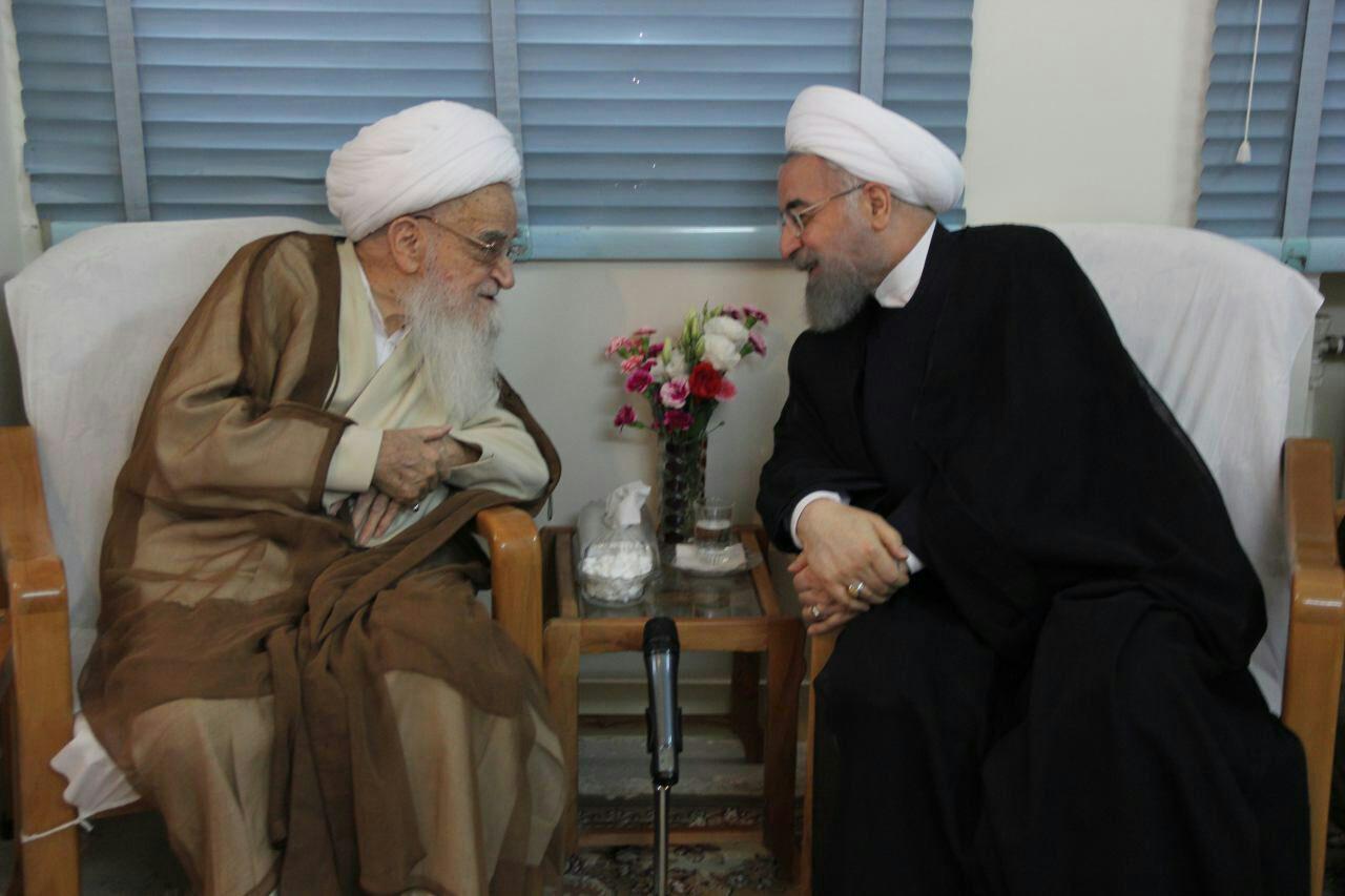 President Rouhani in meeting with Ayatollah Safi