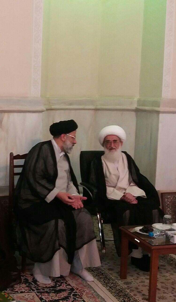 دیدار تولیت آستان قدس با آیت الله نوری همدانی