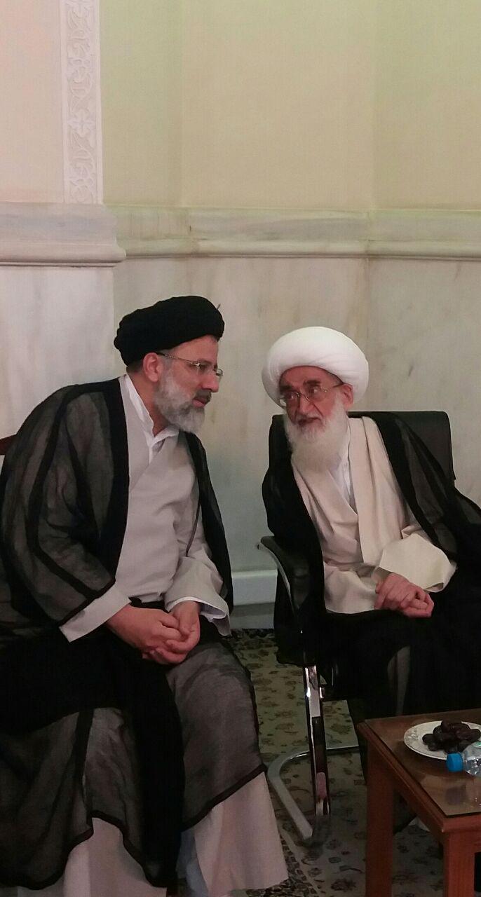 دیدار تولیت آستان قدس با آیت الله نوری همدانی