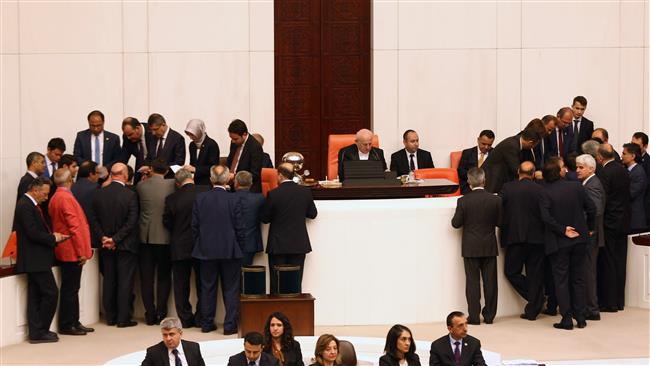 Turkish parliament in Ankara