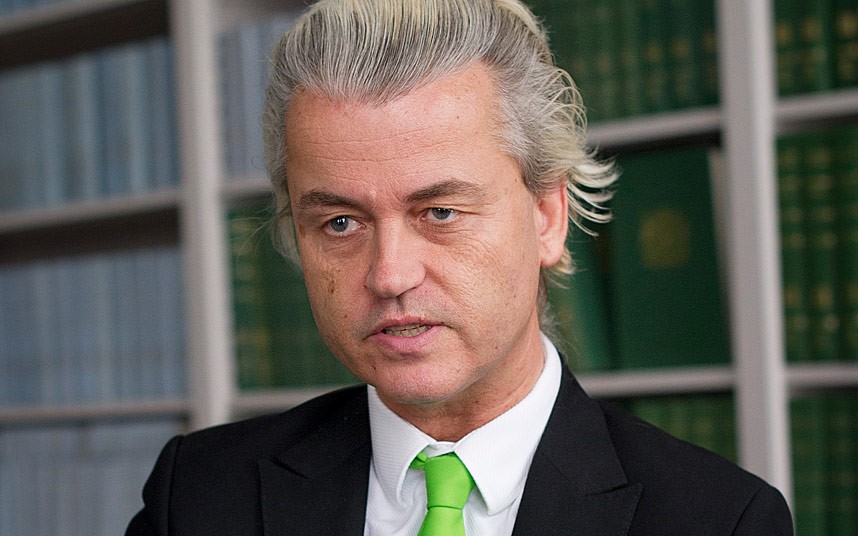 Geert Wilders, leader of the Dutch fari-right party