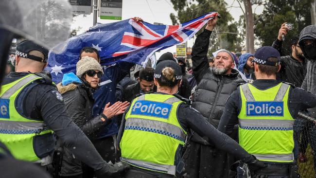 Anti Islam Protest in Australia
