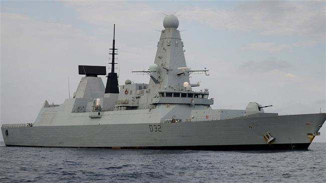 UK Navy destroyer HMS Daring.