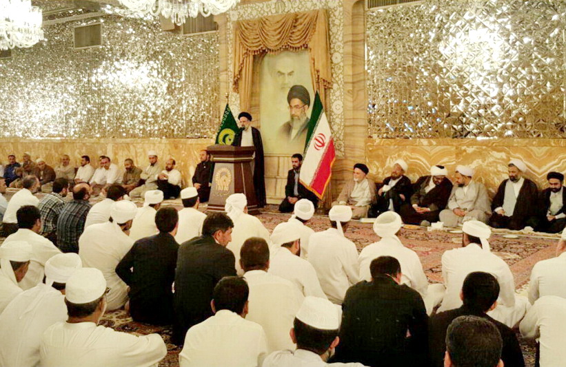 Hujjat al-Islam Raeisi meets Sunni clerics