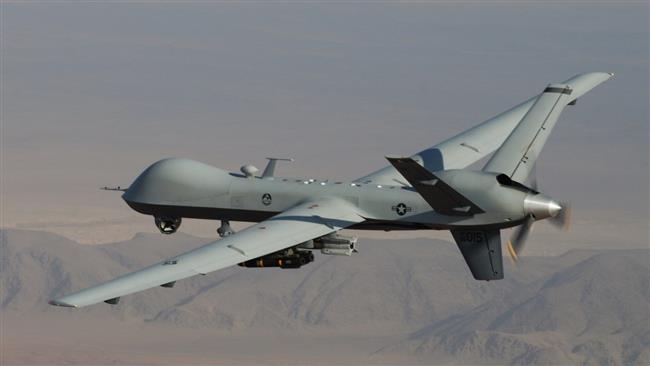 This file photo shows an MQ-9 Reaper drone operated by the US Air Force.
