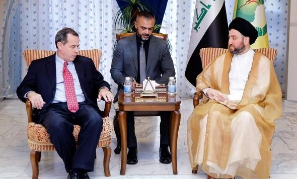 Sayyid Ammar al-Hakim in meeting with Stuart Jones