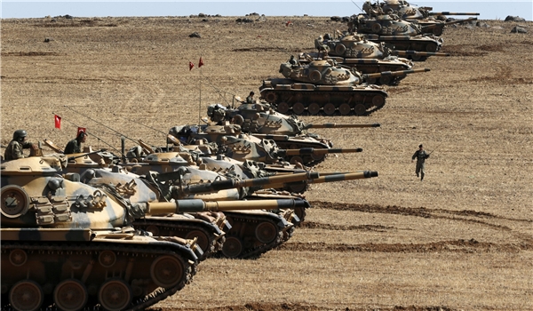 Turkish Army tanks in Syria