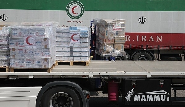 Iran Sends Humanitarian Aids to Syrians in Nubl, Al-Zahra