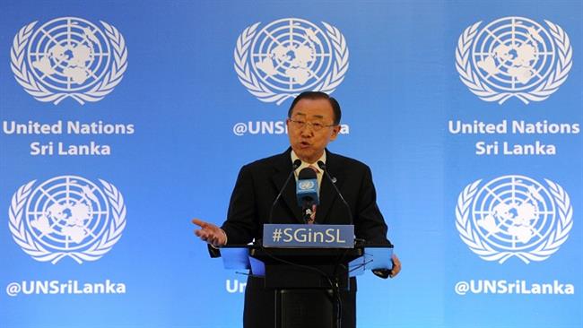 UN Secretary General Ban Ki-moon (Photos by AFP)

