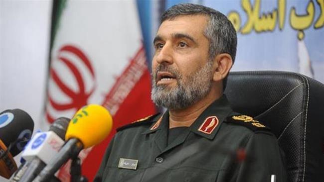 Commander of the Aerospace Division of the Islamic Revolution Guards Corps Brigadier General Amirali Hajizadeh
