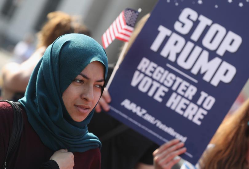 American Muslims Dont`t vote for Trump