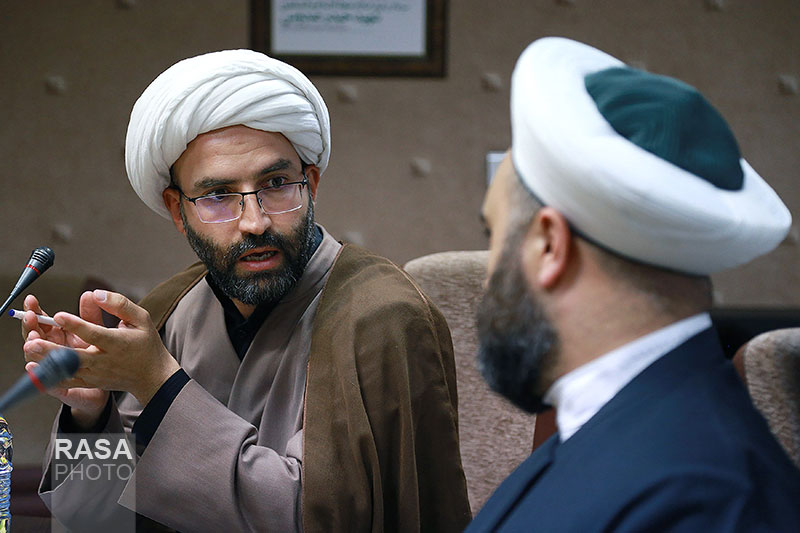 حضور شیخ صهیب حبلی عضو ارشد اتحادیه علمای حامی مقاومت در خبرگزاری رسا