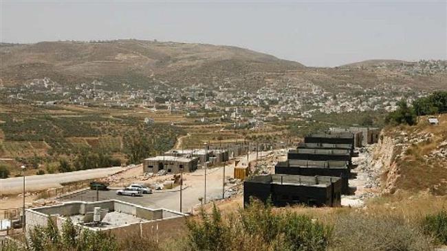 This file photo shows a construction site in the illegal West Bank settlement of Shiloh. (Photo by Haaretz newspaper)
