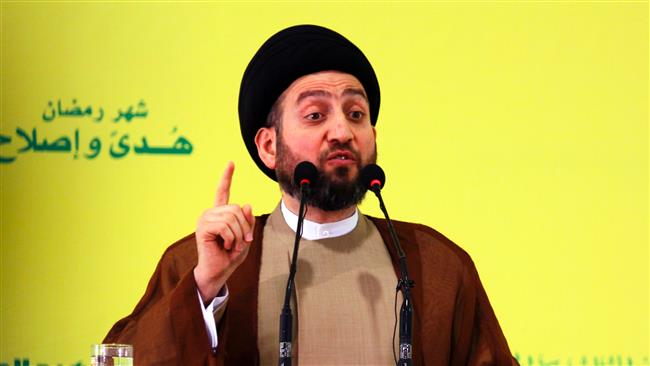 Chairman of the Islamic Supreme Council of Iraq (ISCI) Ammar Hakim (Photo by AFP)
