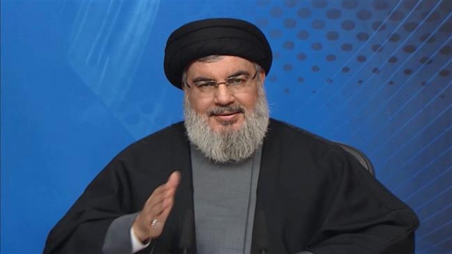 Hezbollah Secretary General Sayyed Hassan Nasrallah (Photo by AFP)
