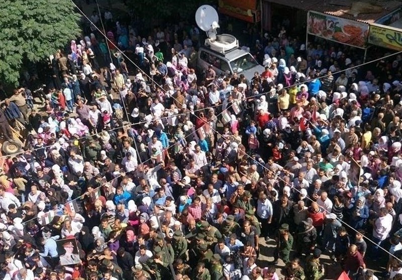 Syrians Rejoice at Qudsaya Liberation
