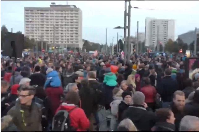 Anti PEGIDA protest in Germany