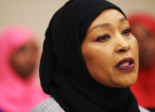 Asma Jama was attacked at an Applebee’s last October by a woman who admitted her actions were based on racial and religious bias.
