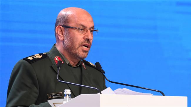 Iran’s Defense Minister Brigadier General Hossein Dehqan (Photo by AFP)