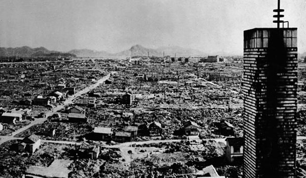 Hiroshima, Japan, after nuclear bomb