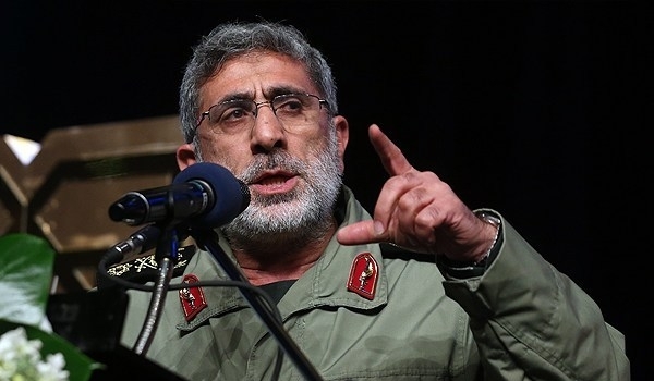 Lieutenant Commander of the Islamic Revolution Guards Corps (IRGC) Quds Force Brigadier General Esmayeel Qa
