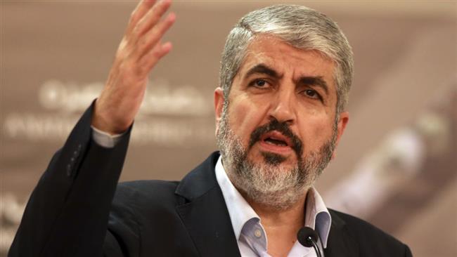 Khaled Meshaal, the political bureau chief of the Palestinian resistance movement Hamas (Photo by AP)
